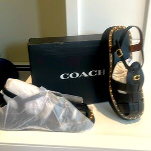New in box never worn COACH sandles